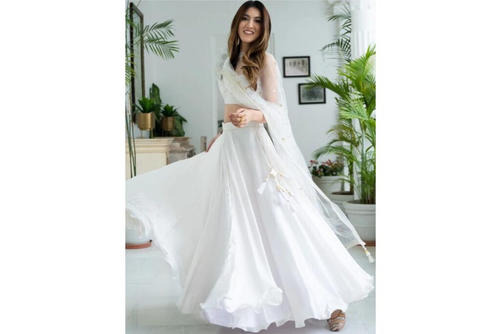 White Lehenga Choli